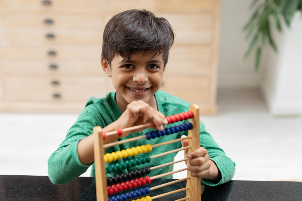 Child with Abacus Child with Abacus